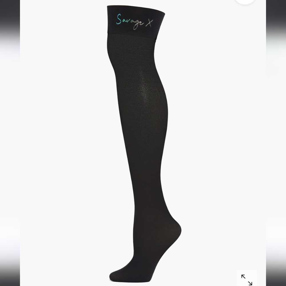 NWT Savage X Fenty micro fishnet stockings